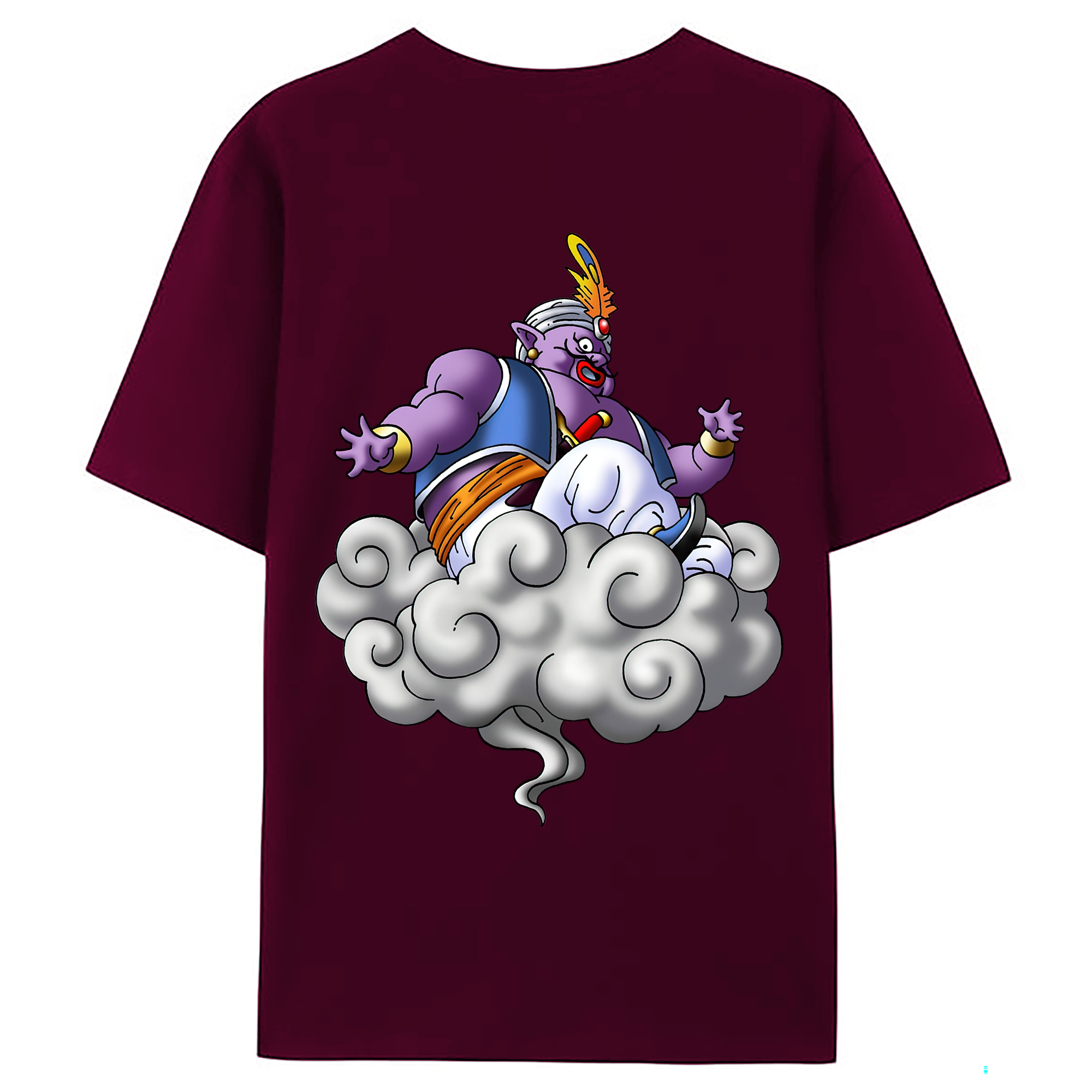 （画像用） ドラゴンクエスト Doragon Kuesuto Dragon Quest レディース半袖Tシャツ(バックプリント)